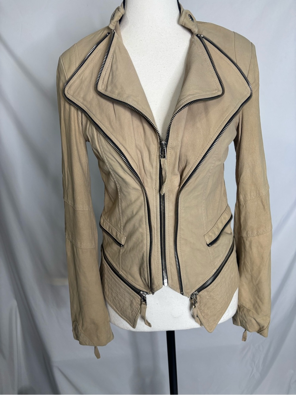 Dawn Levy Jenna Moto Leather Jacket